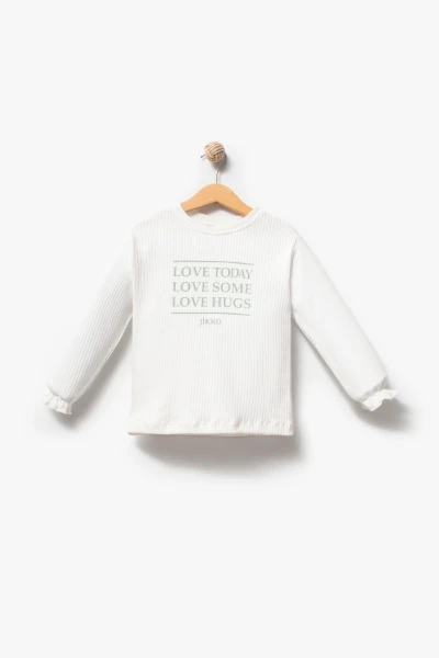 3'lü Kapüşonlu Kız Bebek Mont & Pantolon Bayramlık Takım 9083 - YEŞİL