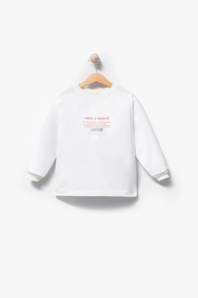 Ekose Gömlekli & Cep Detaylı Erkek Çocuk 3'lü Mevsimlik Takım 9091 - TURUNCU