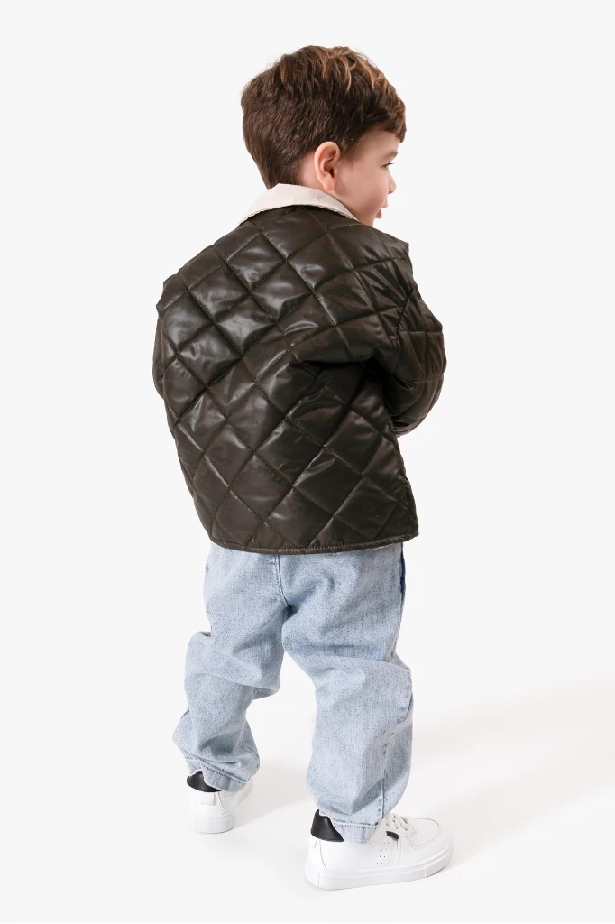 Kapitone Basic Bayramlık 3'lü Erkek Mont Takımı 9082 - HAKİ