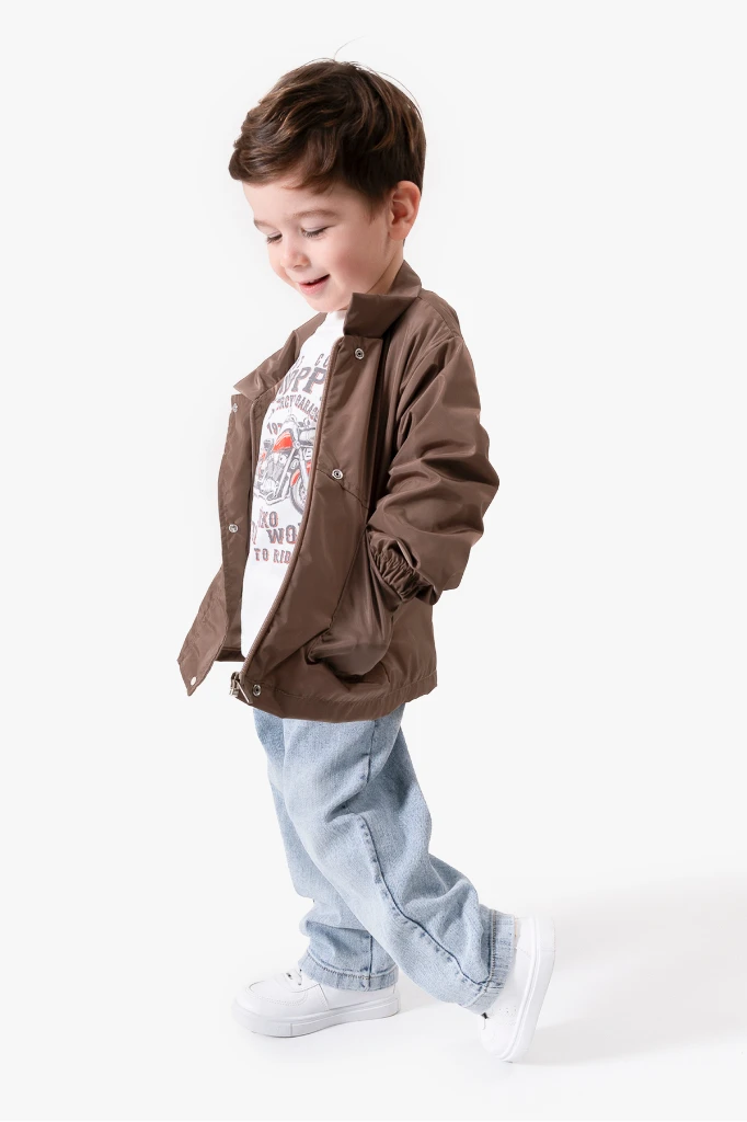 Motor Baskılı Erkek Bebek Günlük 3’lü Set 9087 - VİZON