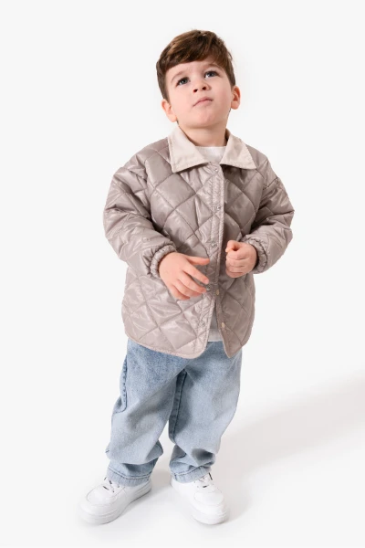 Kapitone Basic Bayramlık 3'lü Erkek Mont Takımı 9082 - GRİ