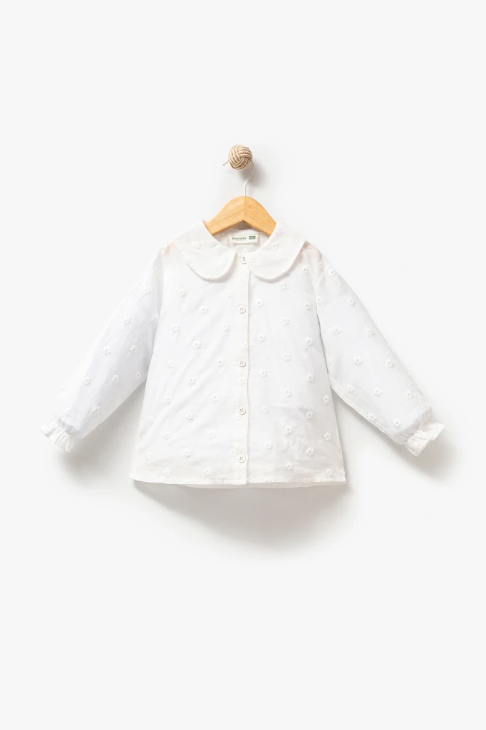 Çiçekli Yelekli Bayramlık 3'lü Kız Takımı 9084 - PEMBE