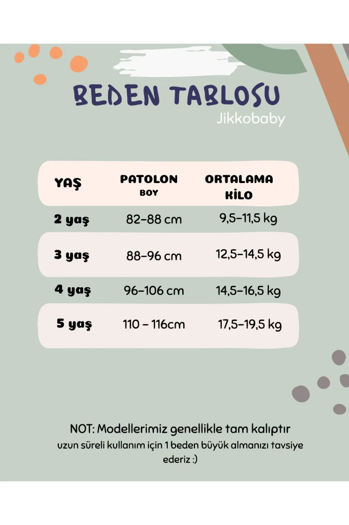 Çizgili Örme 3'lü Pantolon 3710 - ÇOK RENKLİ