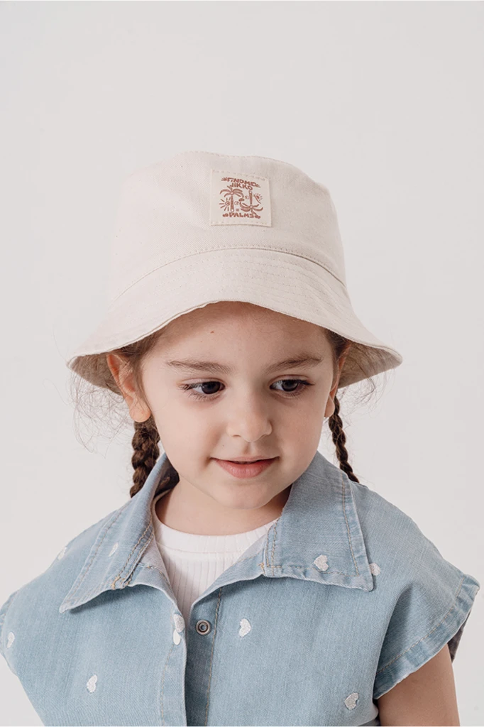 Unisex Çocuk Gabardin Balıkçı Şapka 2001 - BEJ