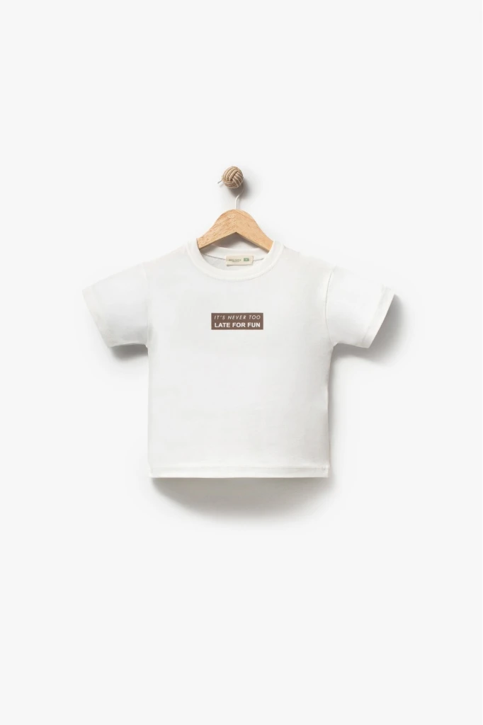 Erkek Çocuk Kısa Kollu Gömlekli Şortlu 3’lü Takım 3703 - KAHVERENGİ