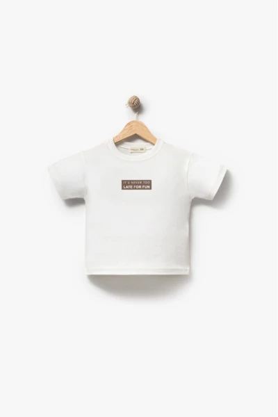 Erkek Çocuk Kısa Kollu Gömlekli Şortlu 3’lü Takım 3703 - KAHVERENGİ