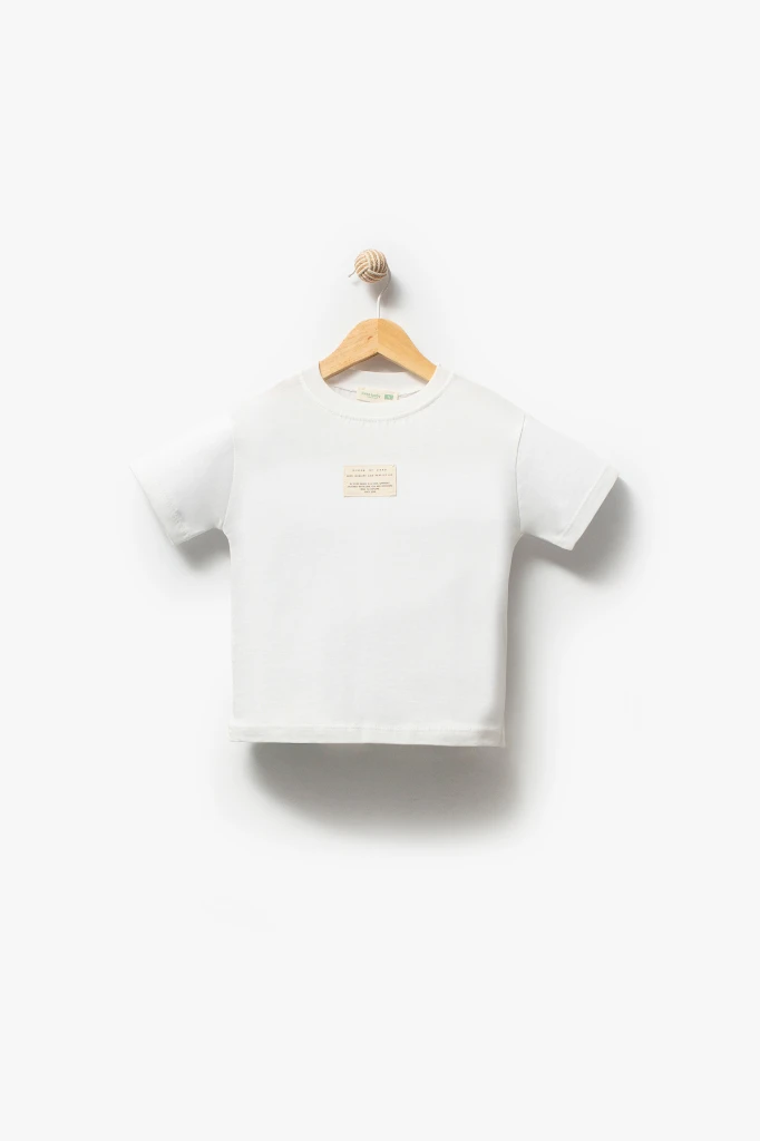 Palmiye Nakışlı Kısa Kollu Gömlek Şort 3lü Erkek Çocuk Takım 3702 - KAHVERENGİ