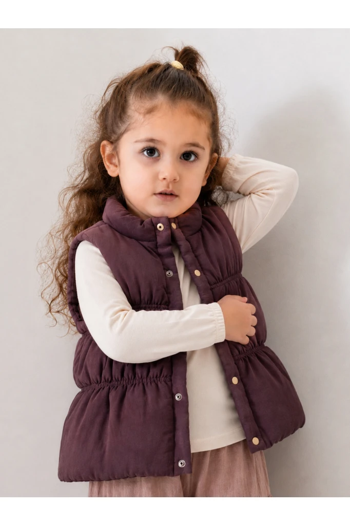Kız Çocuk Soft Touch Şişme Yelek 9093-1 - MÜRDÜM