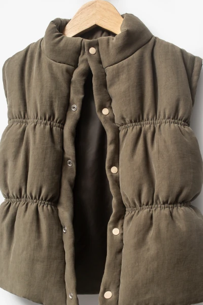 Kız Çocuk Soft Touch Şişme Yelek 9093-1 - HAKİ
