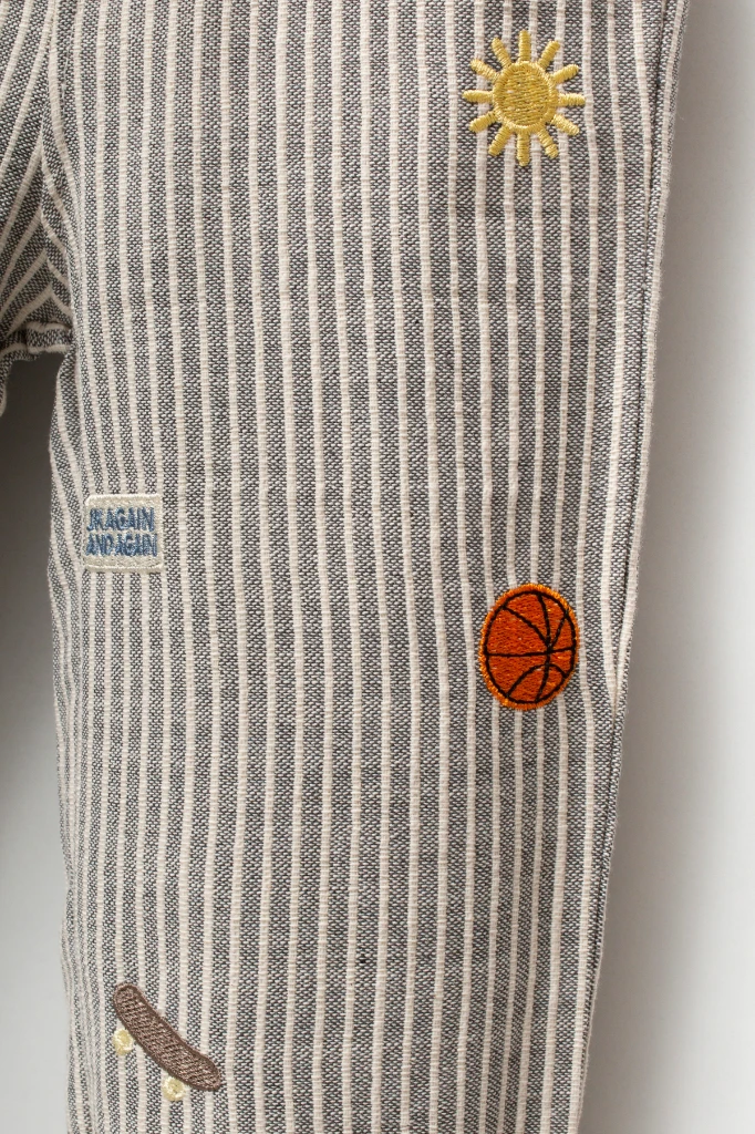 Erkek Çocuk Şişme Yelekli Basketbol Baskılı Sweatshirt ve Çizgili Pantolon 3’lü Takım 9107 - SİYAH